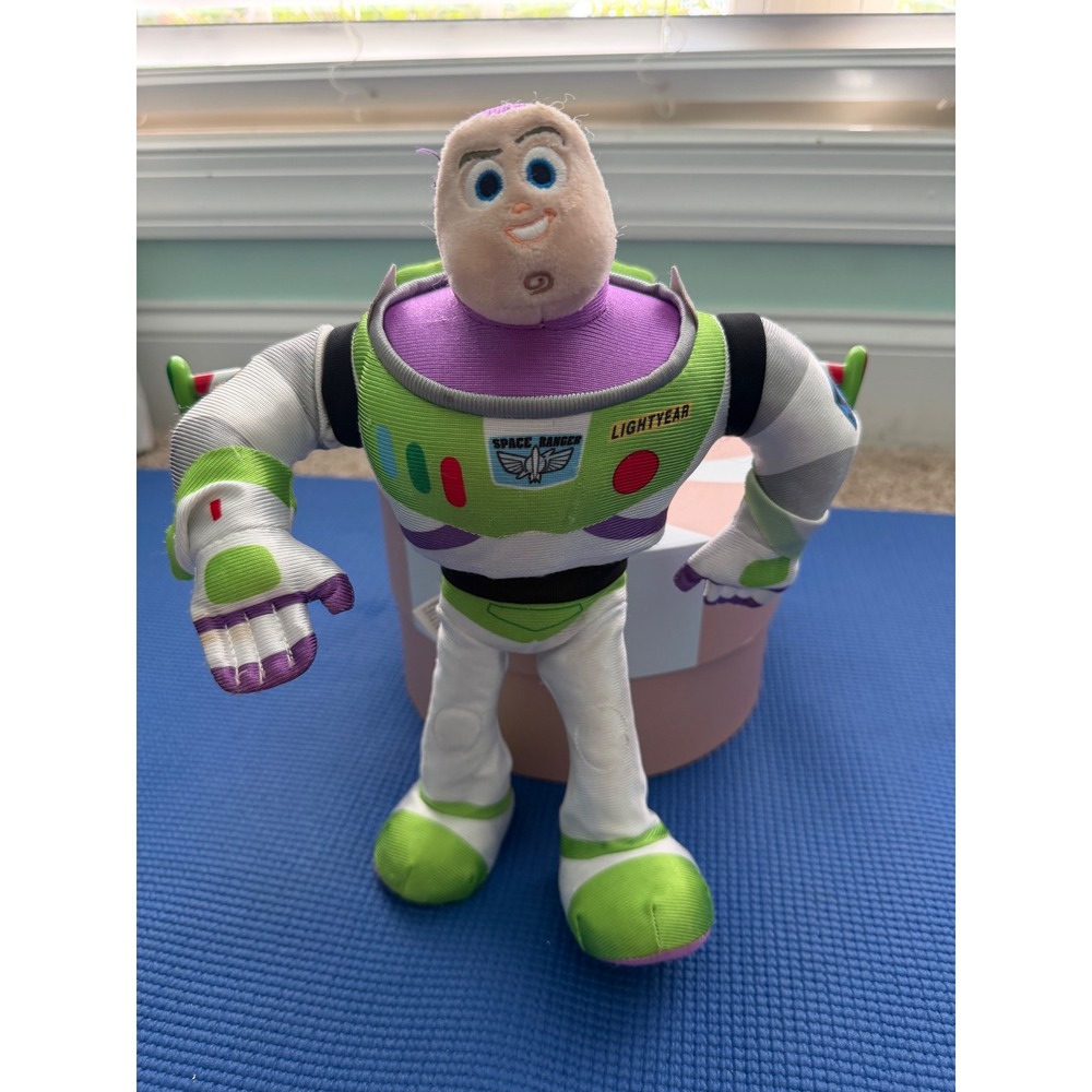Disney Toy Story Buzz Lightyear Plush Electronic Talking Toy 12 Inch Wings